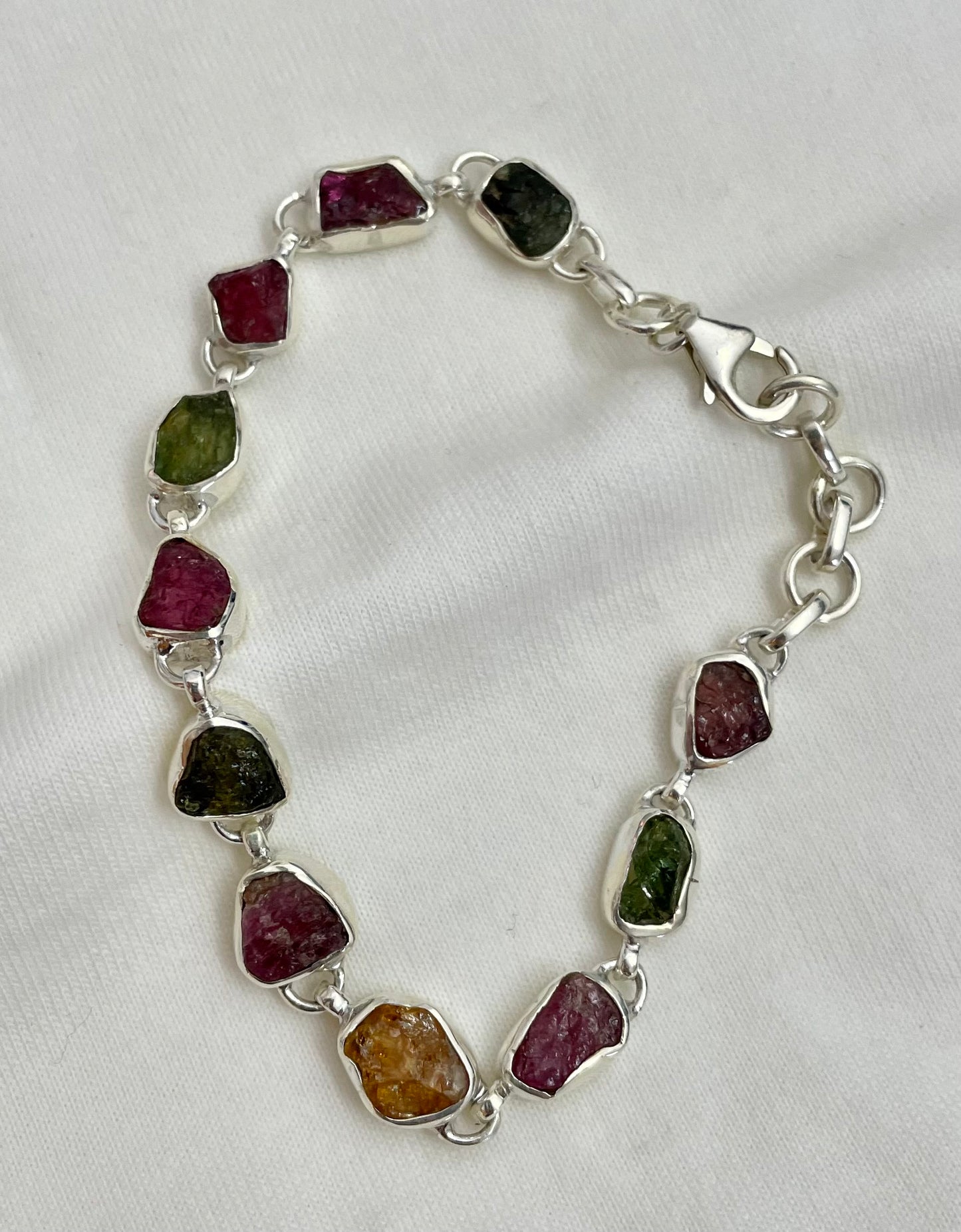 Raw Tourmaline Bracelet