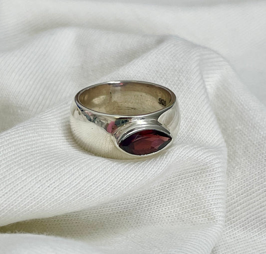 Garnet Signet Ring