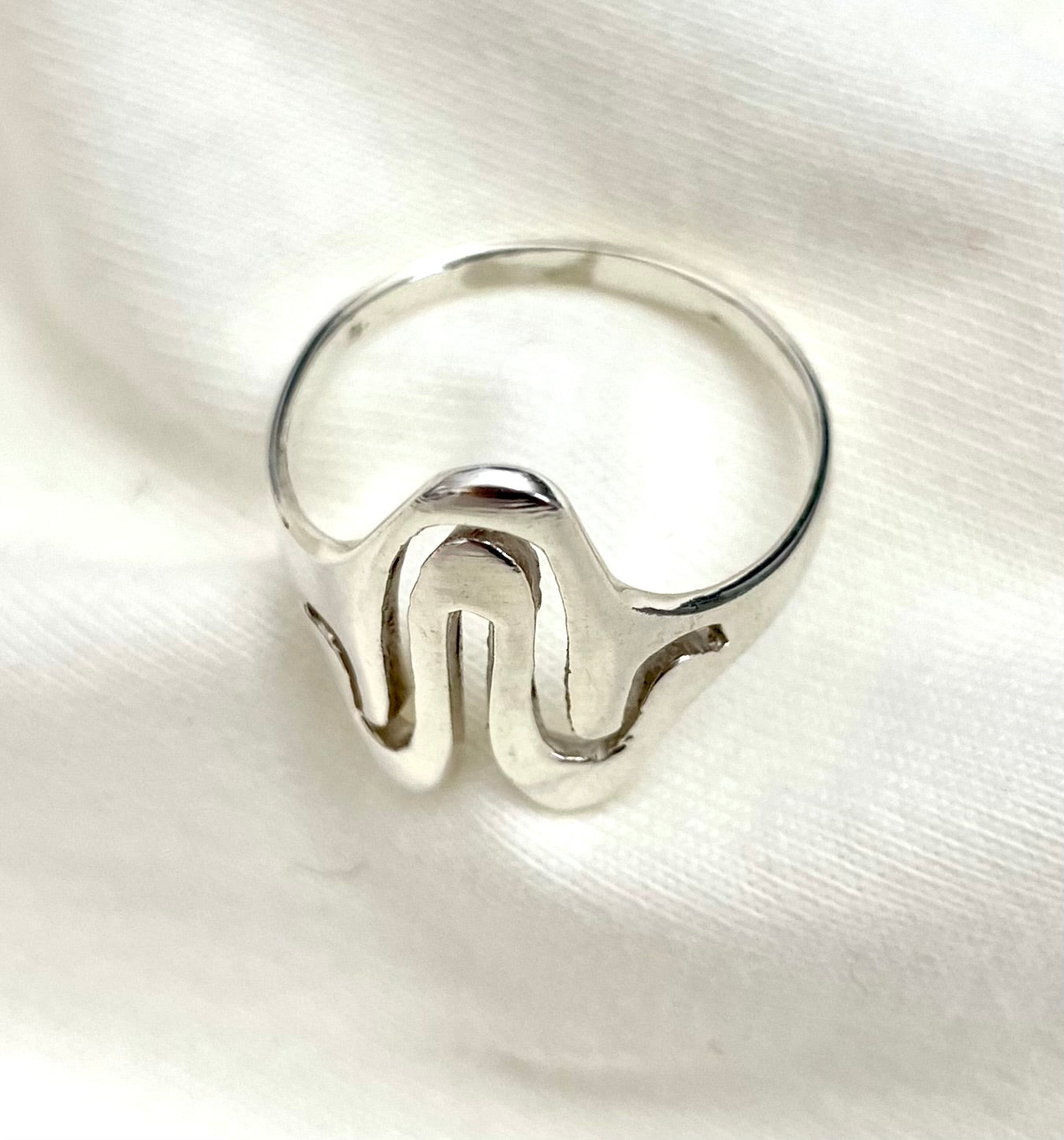 Silver Cut Out Ring