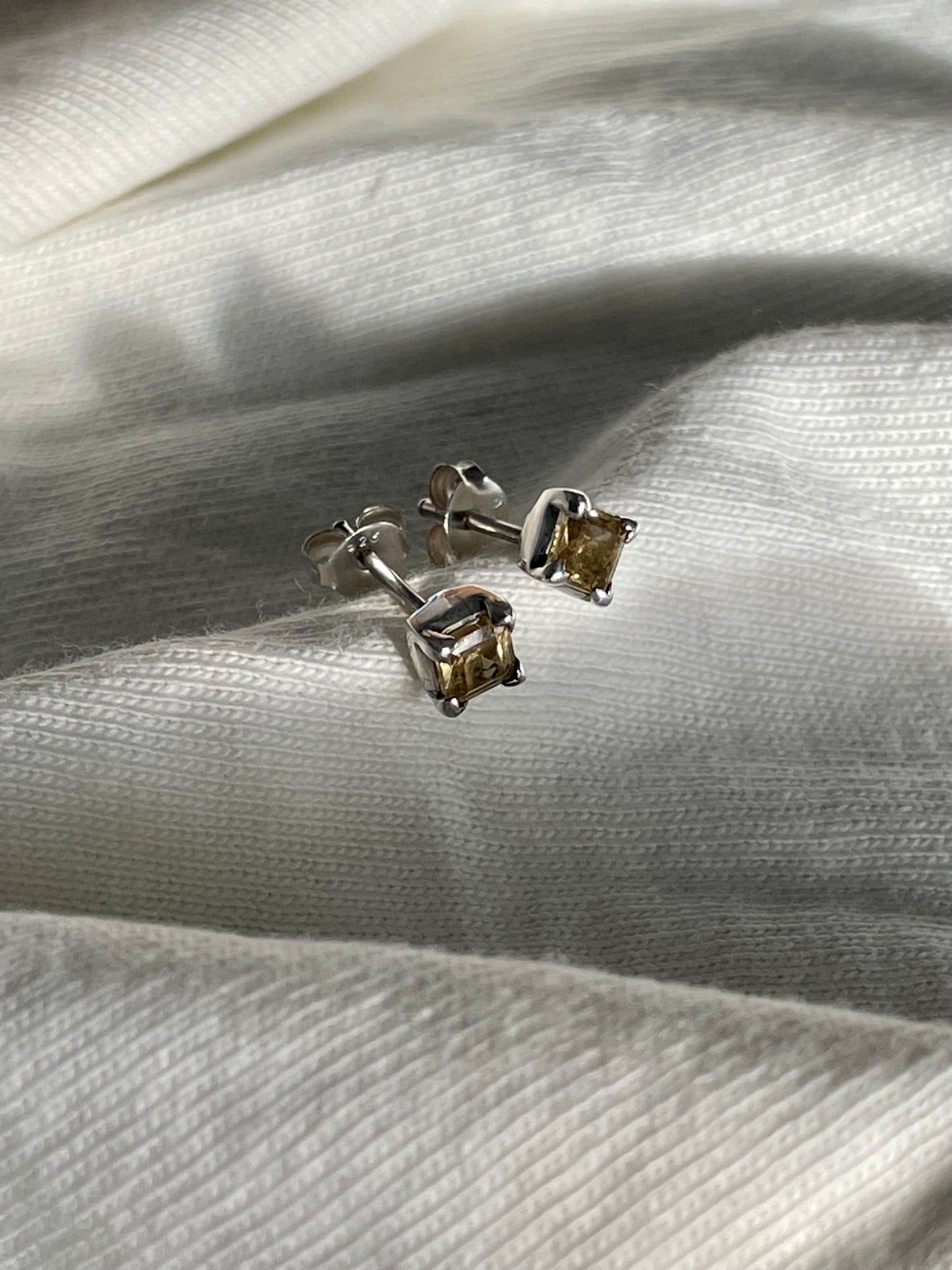 Citrine Studs