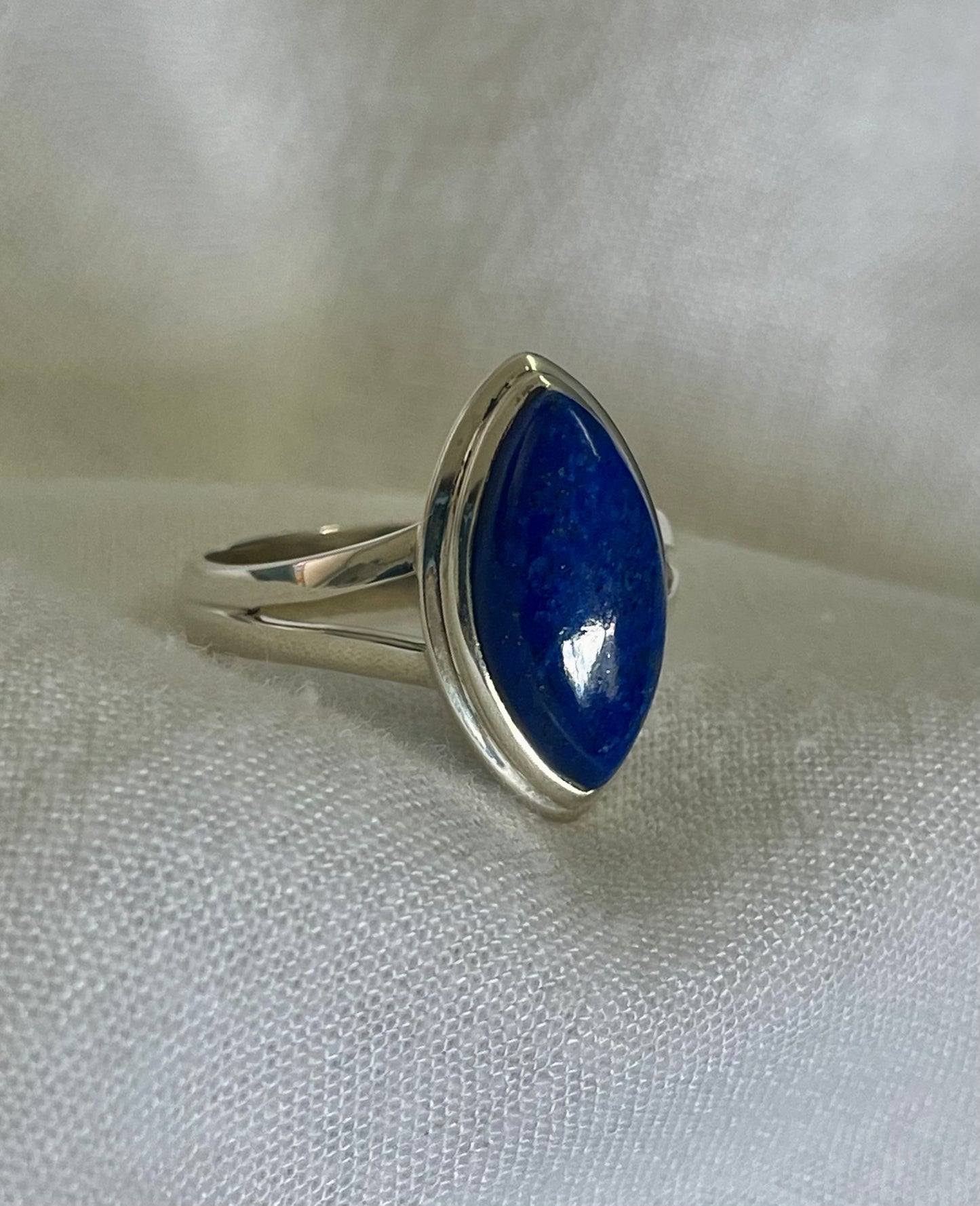 Silver Lapis Ring