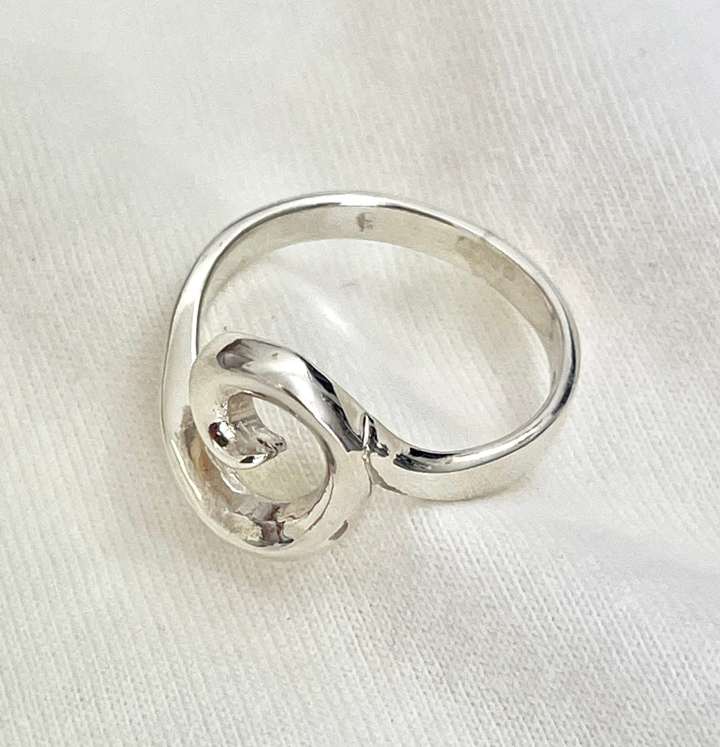 Silver Wave Ring