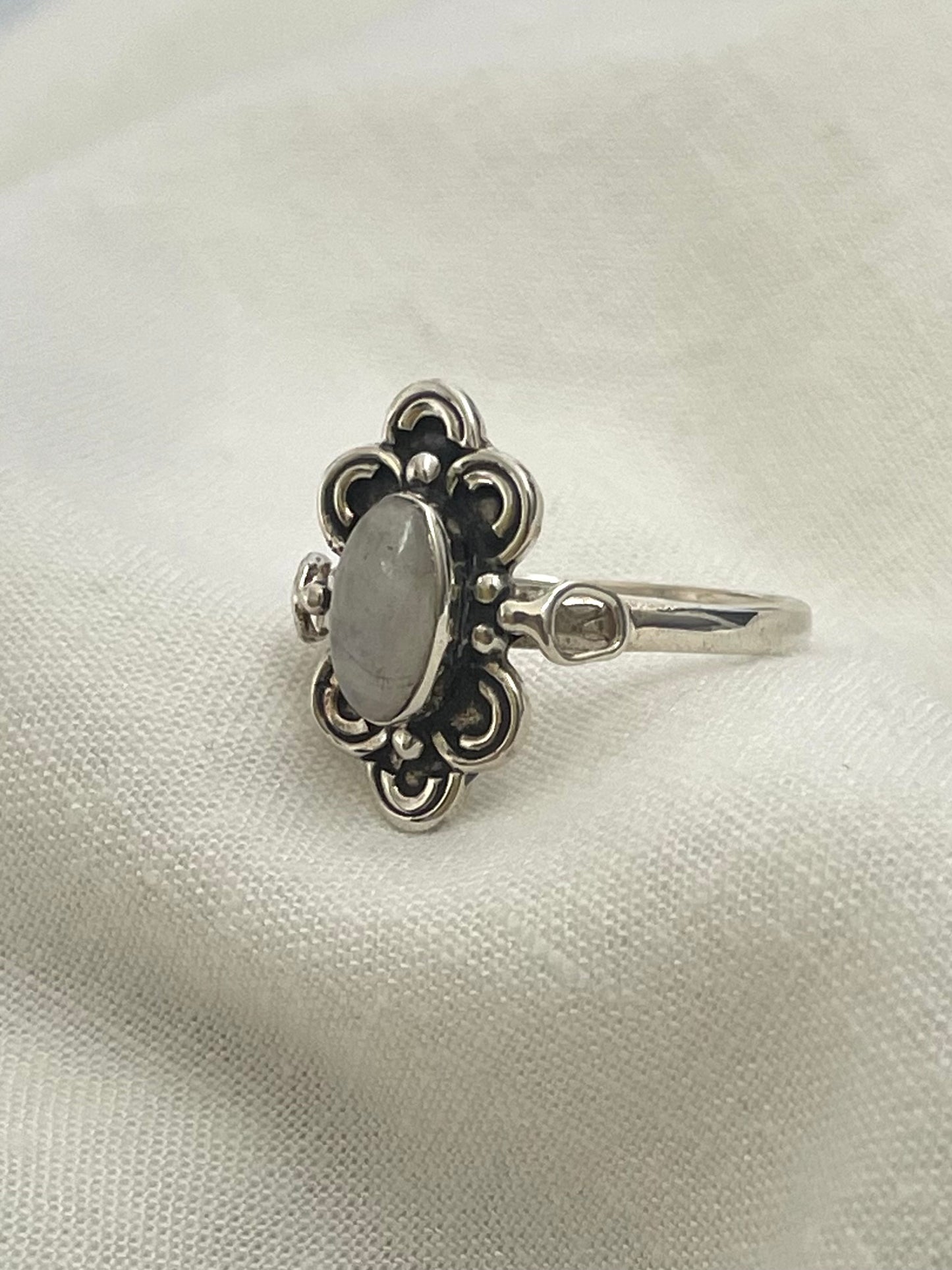 Flora Moonstone Ring