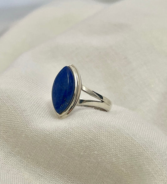 Silver Lapis Ring