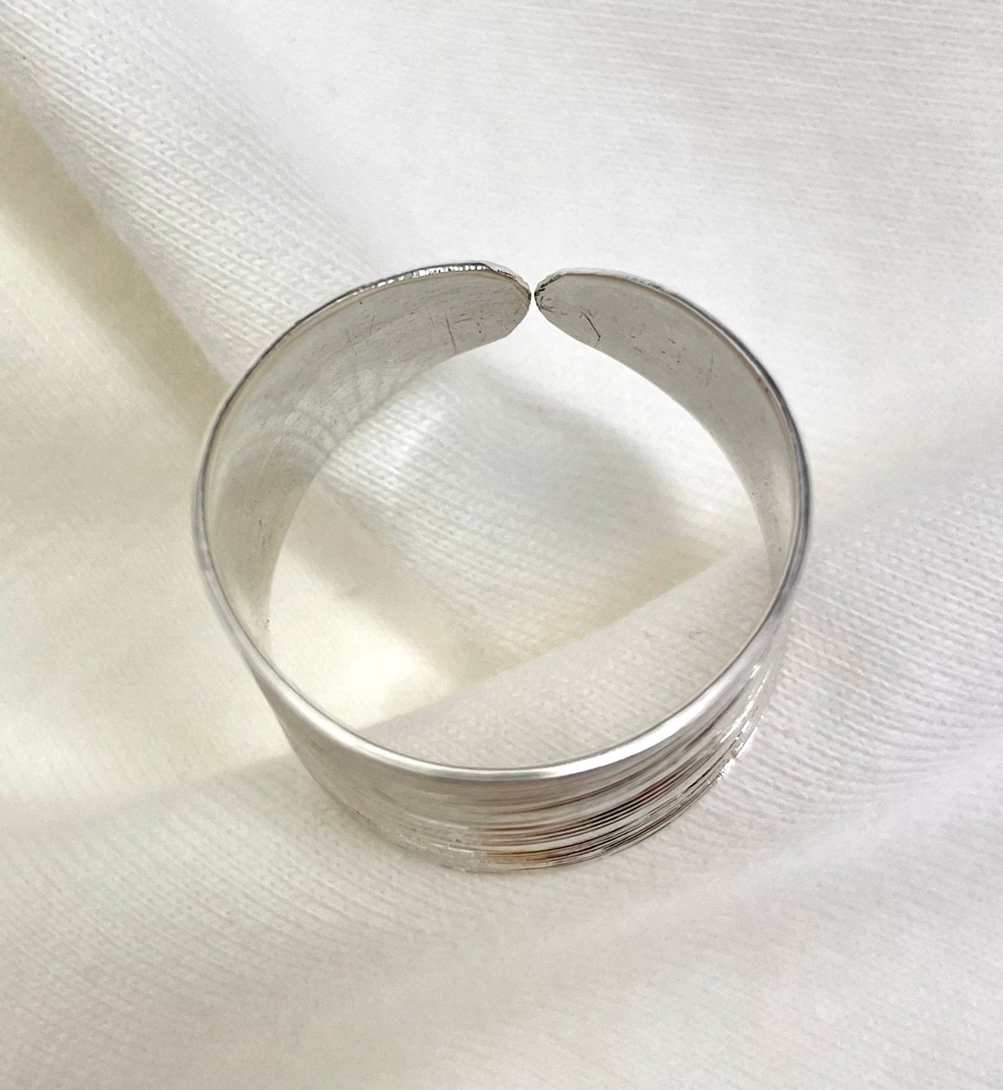 Textured Silver Ring