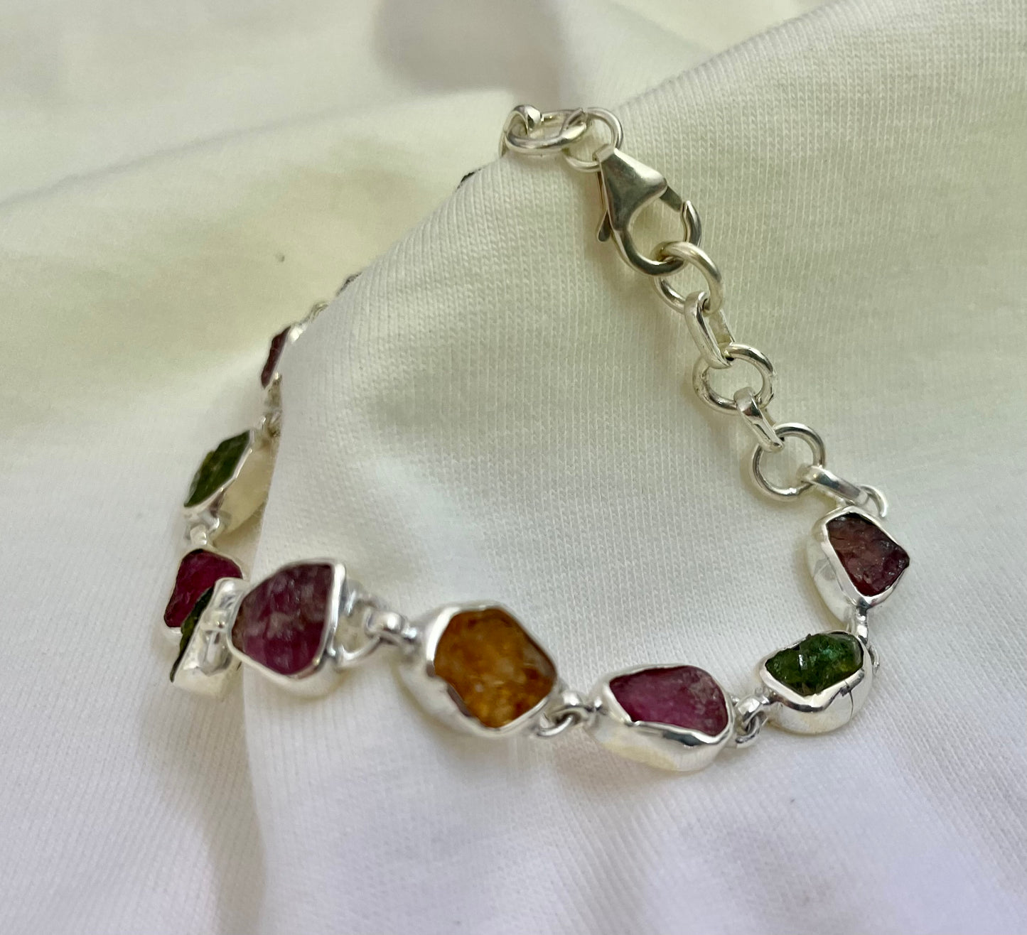 Raw Tourmaline Bracelet