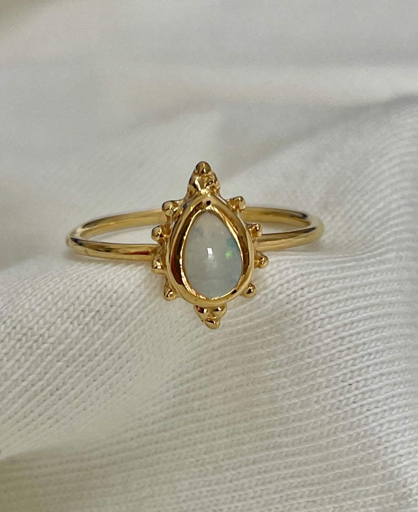 Gold and Opal Ring