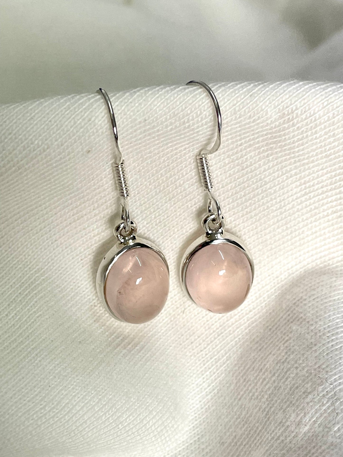 Rose Quartz Earrings