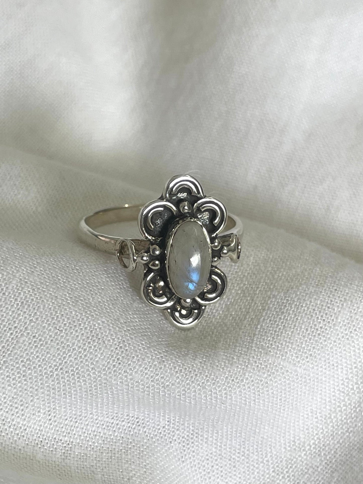 Flora Moonstone Ring