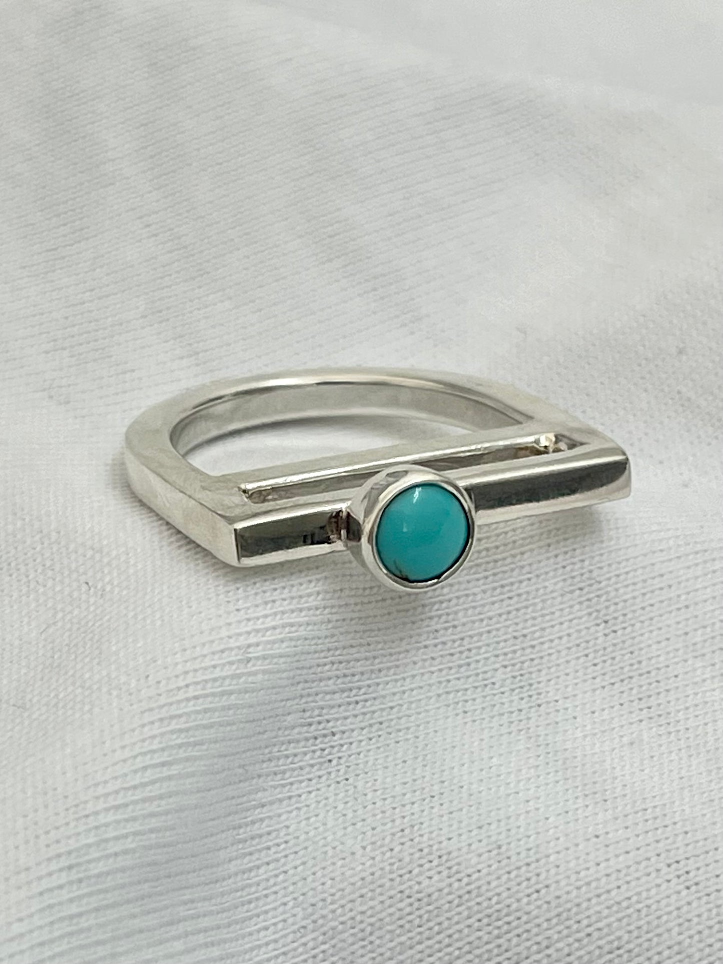 Hola Bella Turquoise Flat Ring