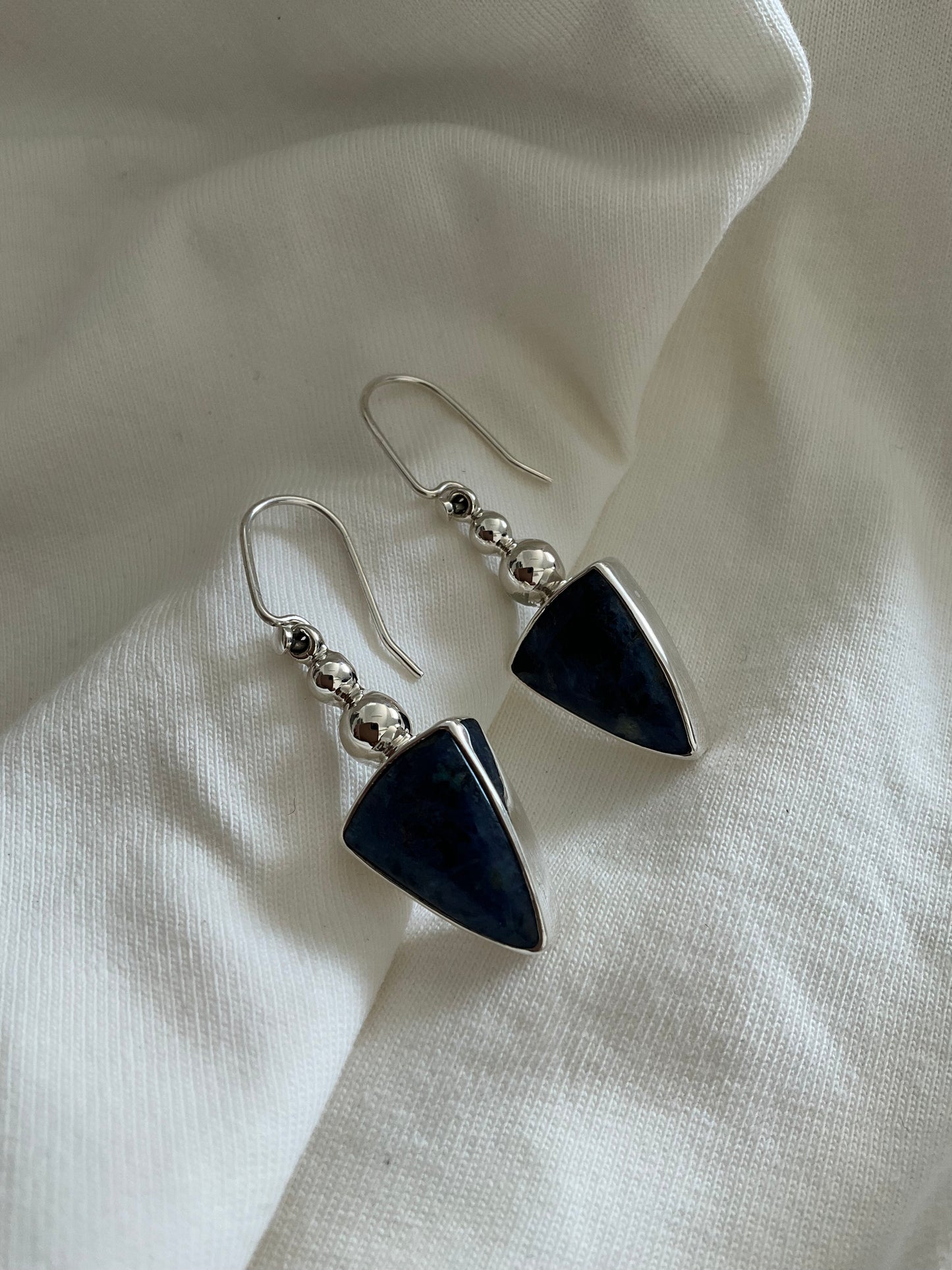 Waimarie Earrings - Sodalite & 925 Silver