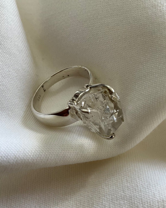 Morelia Herkimer Diamond Ring