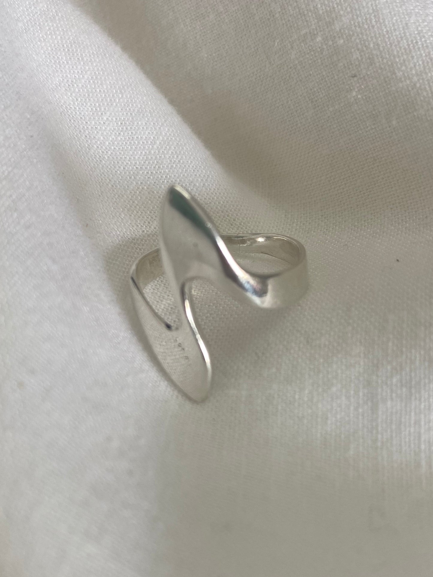 Silver Free Form Ring