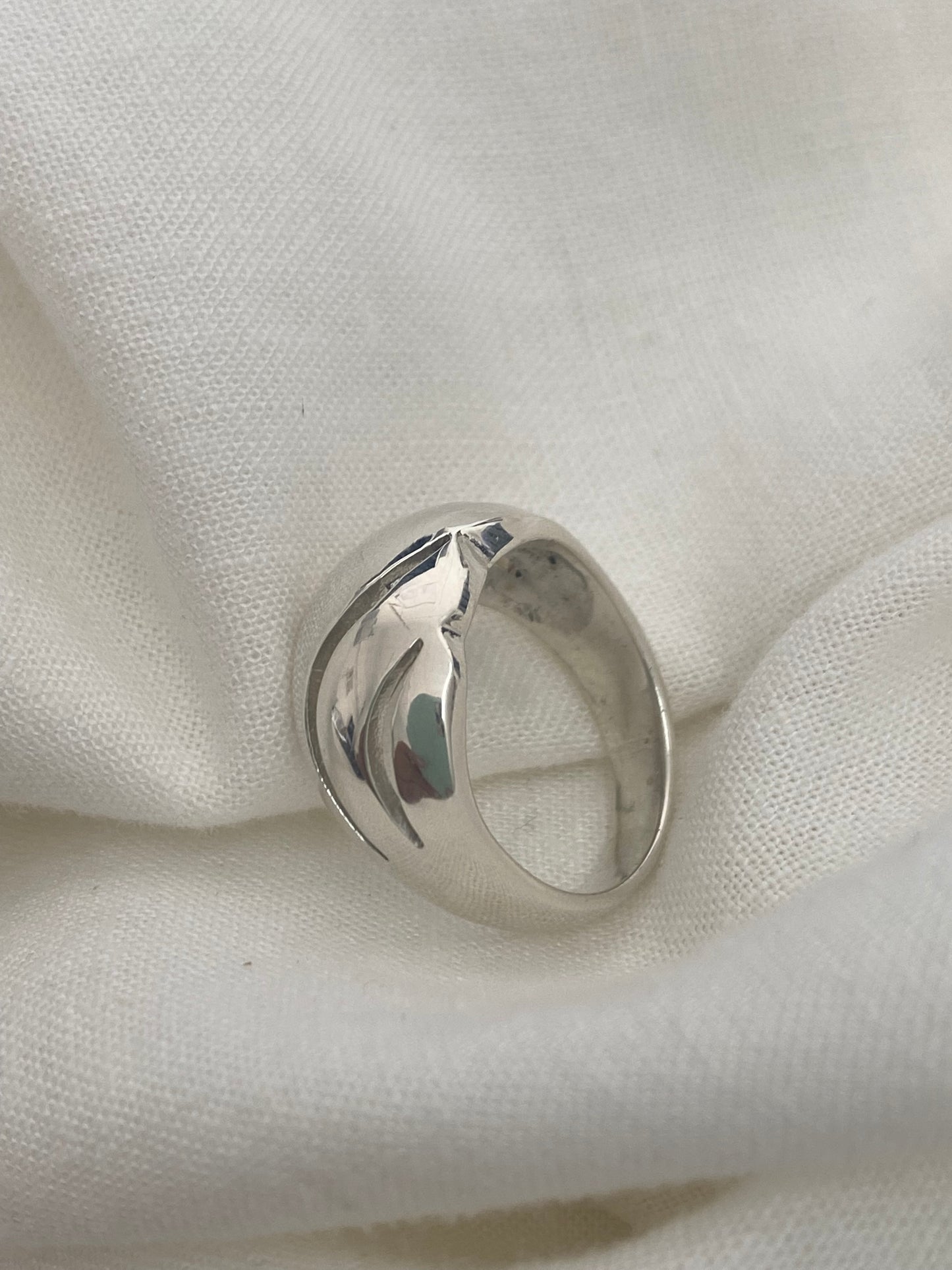 Silver Hoop Ring