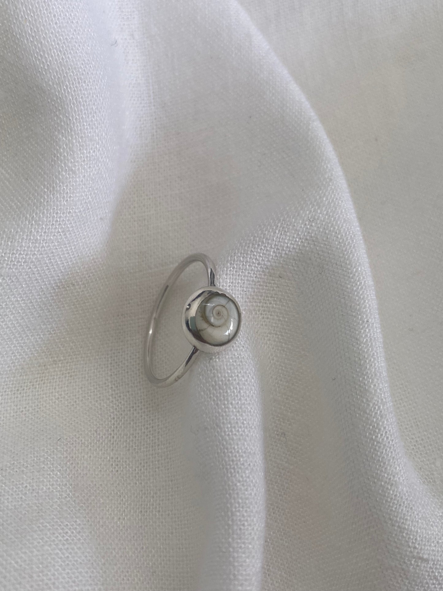 Silver Shiva Eye Ring