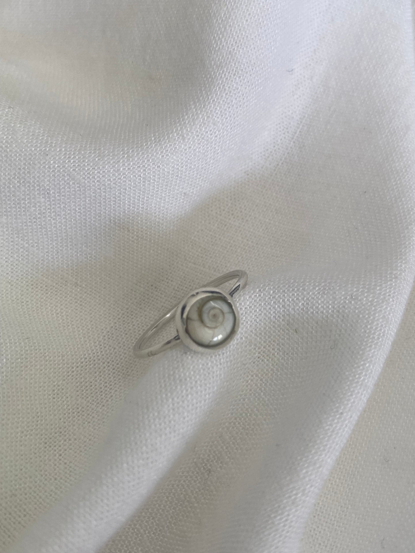 Silver Shiva Eye Ring