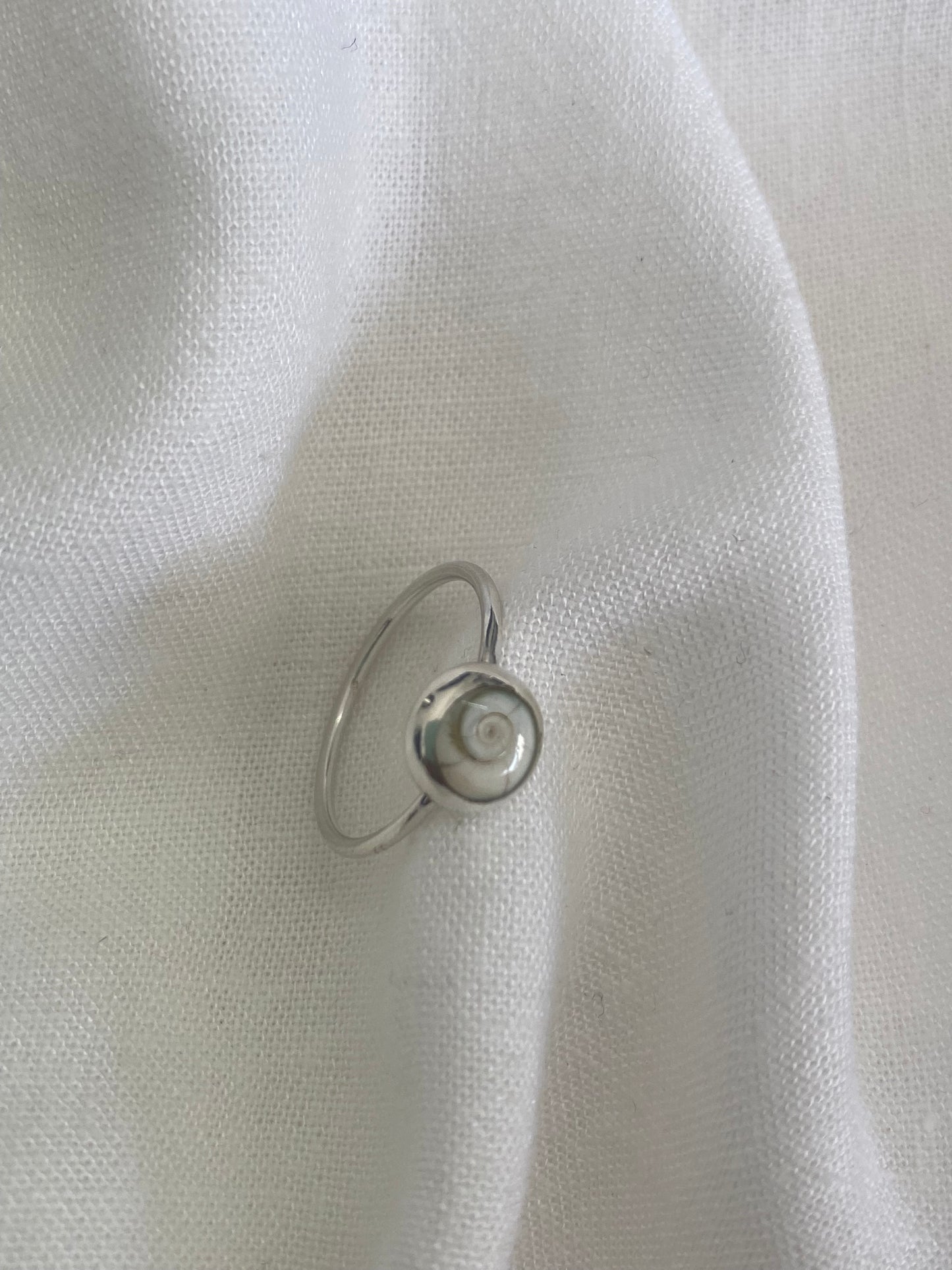 Silver Shiva Eye Ring