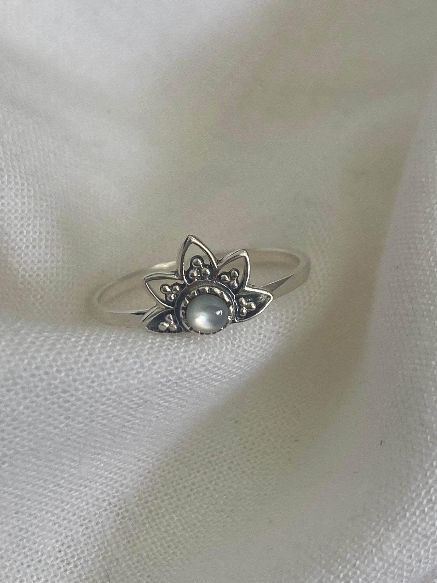 Silver Mop Ring