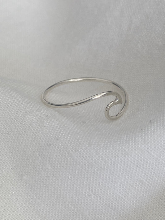 Silver Wave Ring