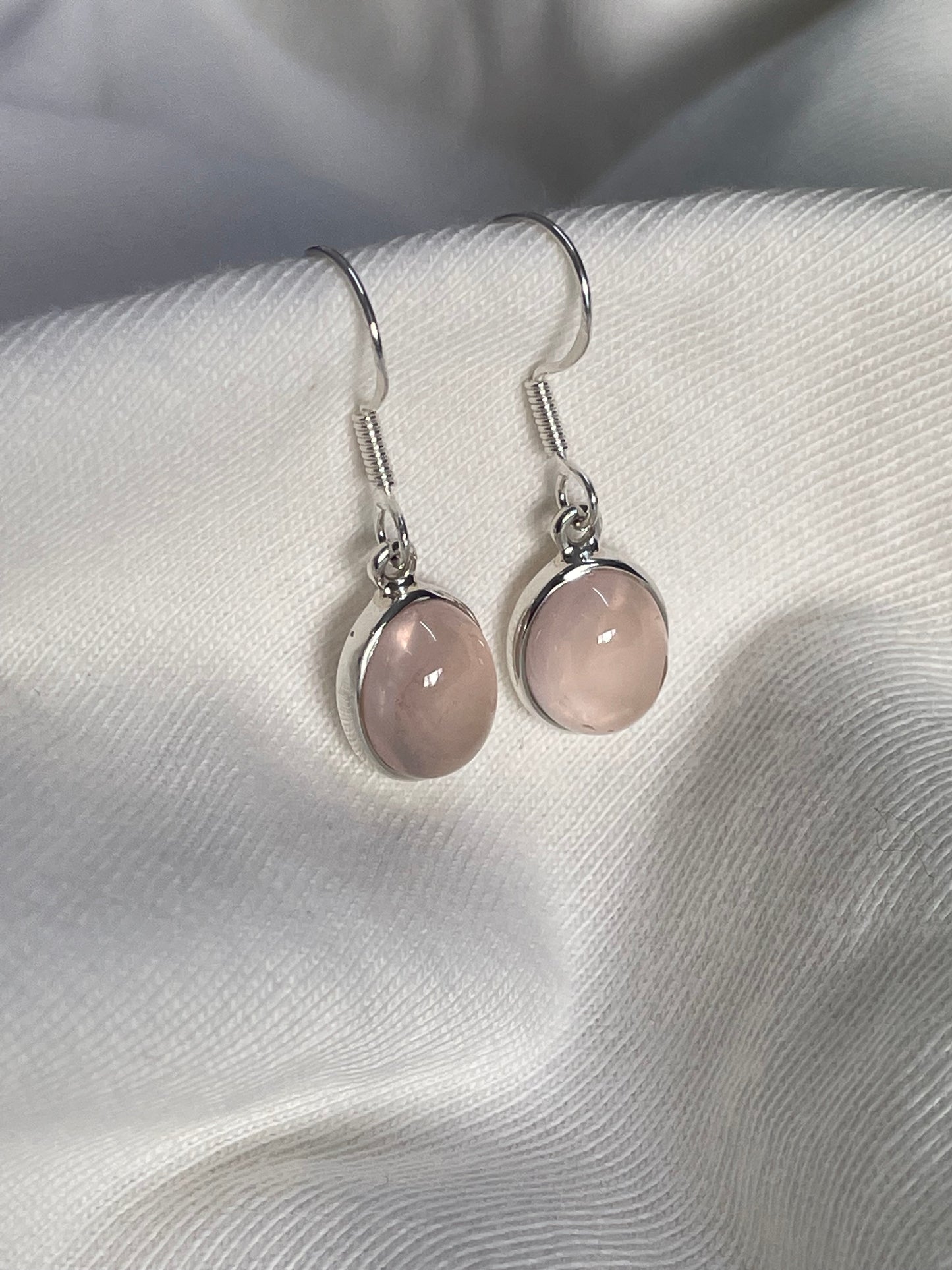 Rose Quartz Earrings