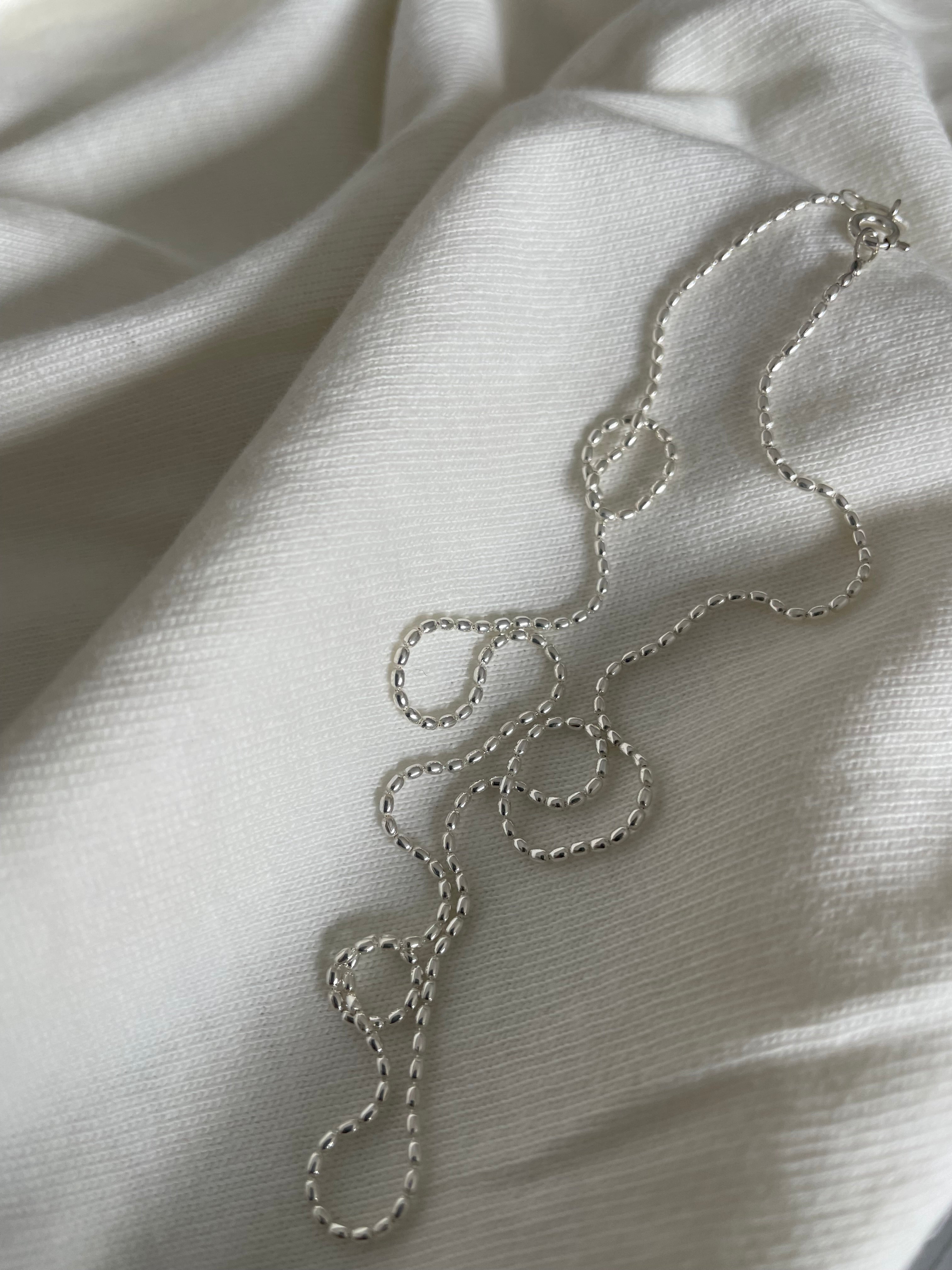 Silver Rice Chain – thedraperyco