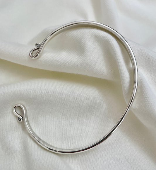 Silver Swirl Bracelet