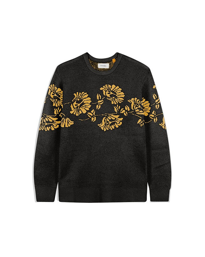 Peace Flower Crew Knit - Phantom - photo 6