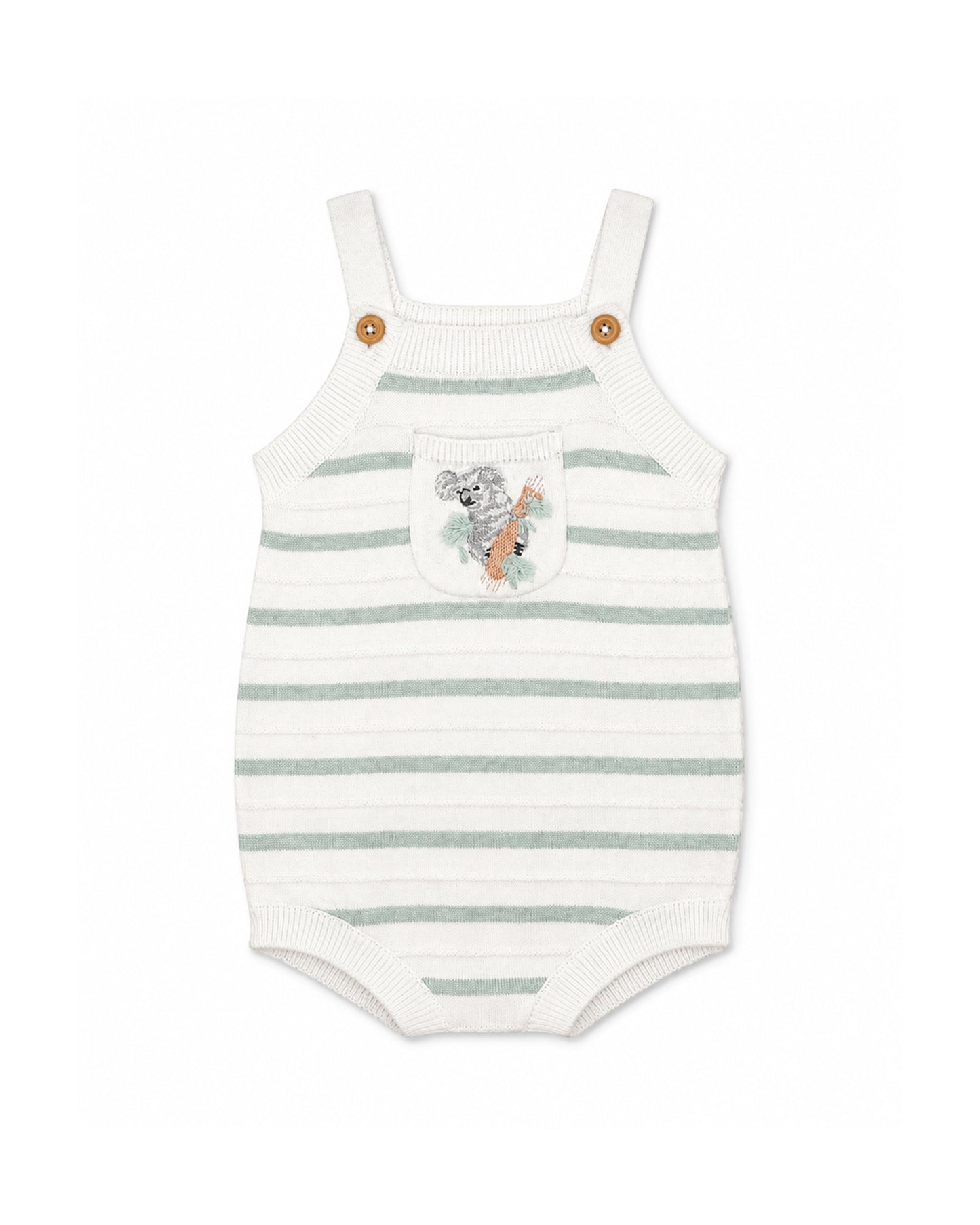 Taylor Organic Knitted Bodysuit - Taylor Stripe