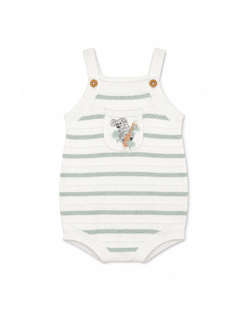 Taylor Organic Knitted Bodysuit - Taylor Stripe