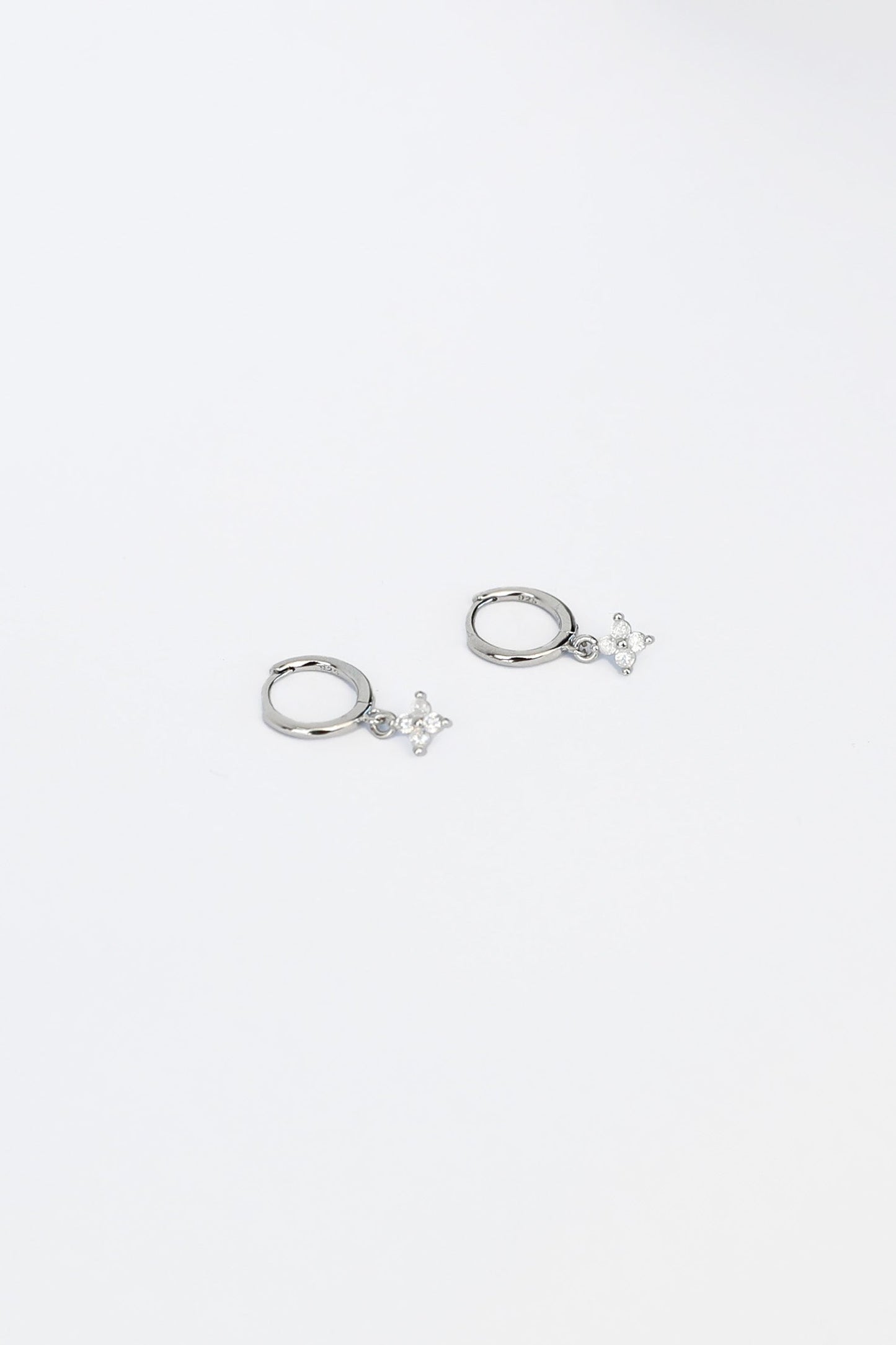 Jessie Hoop Earrings Silver - photo 3