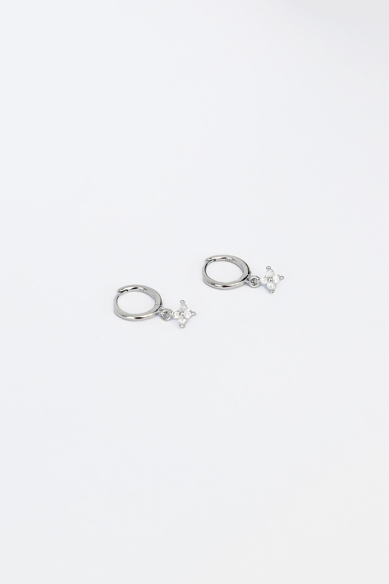 Jessie Hoop Earrings Silver - photo 3