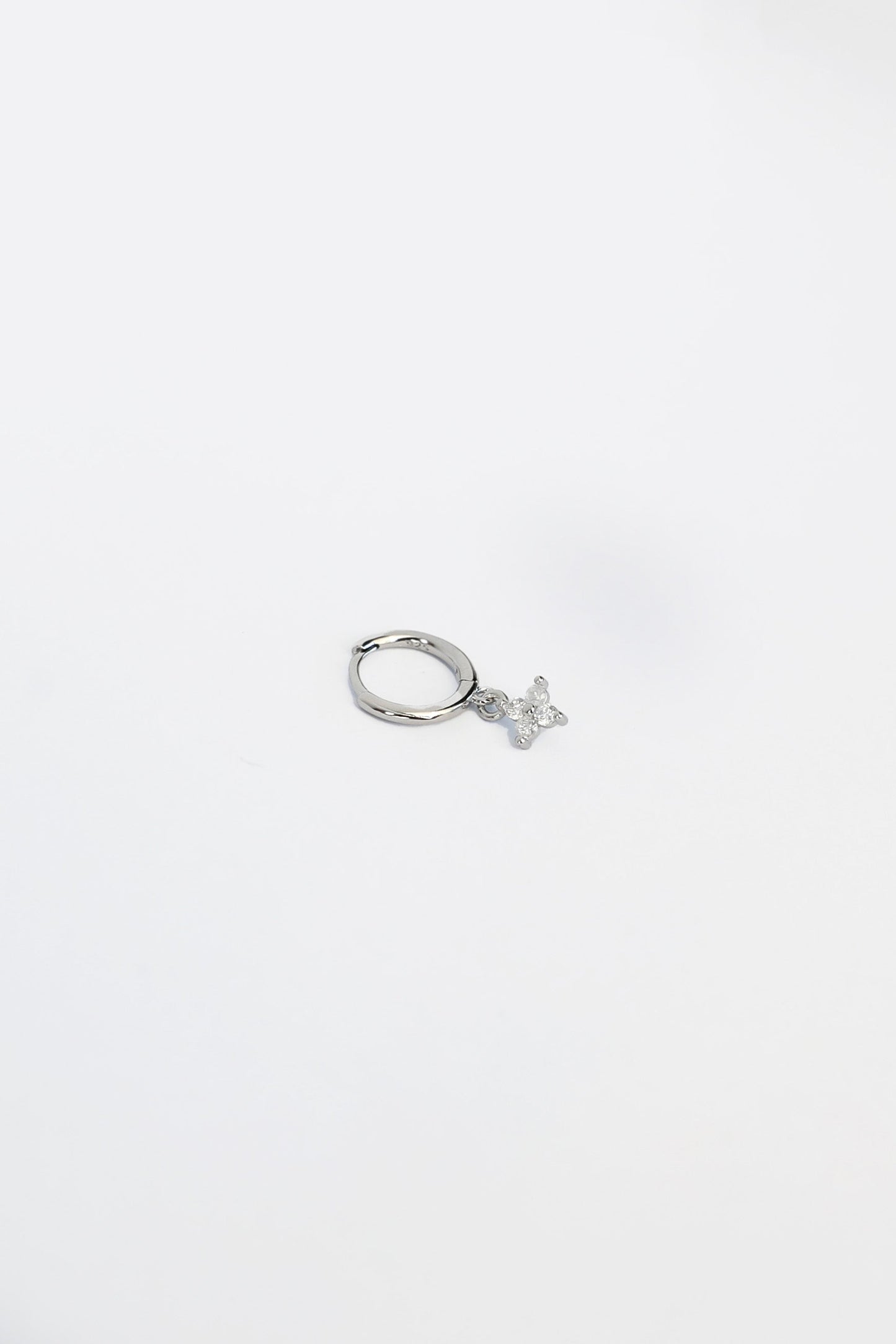Jessie Hoop Earrings Silver - photo 4