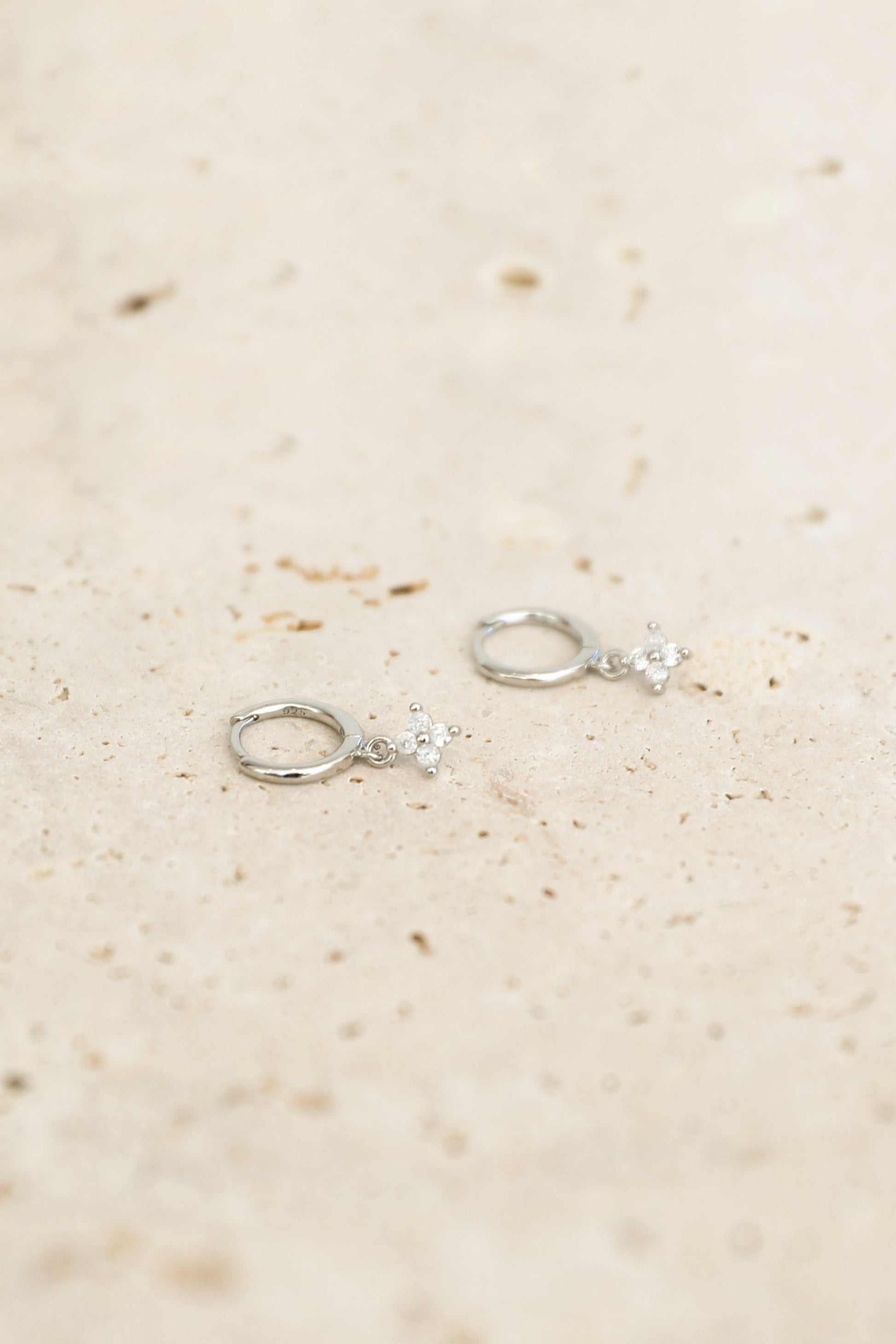 Jessie Hoop Earrings Silver - photo 1