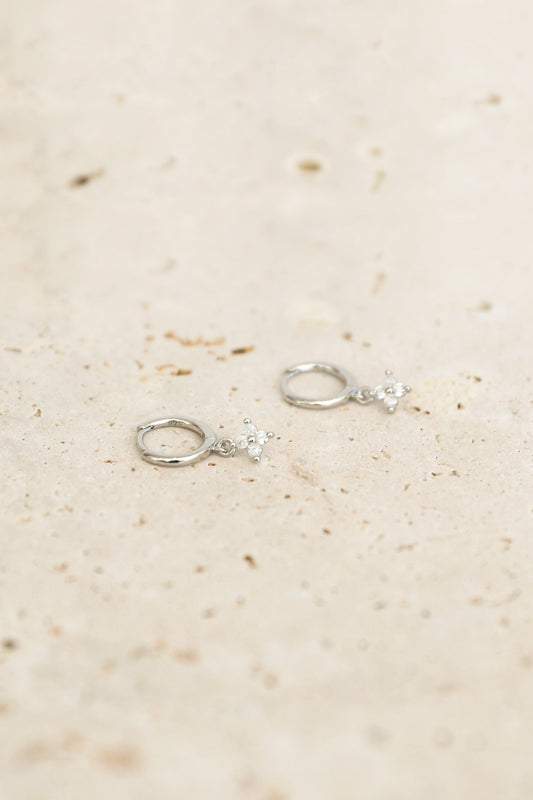Jessie Hoop Earrings Silver - photo 1