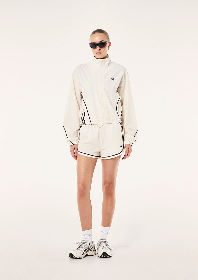 Linear Short - Whisper White/Fudge