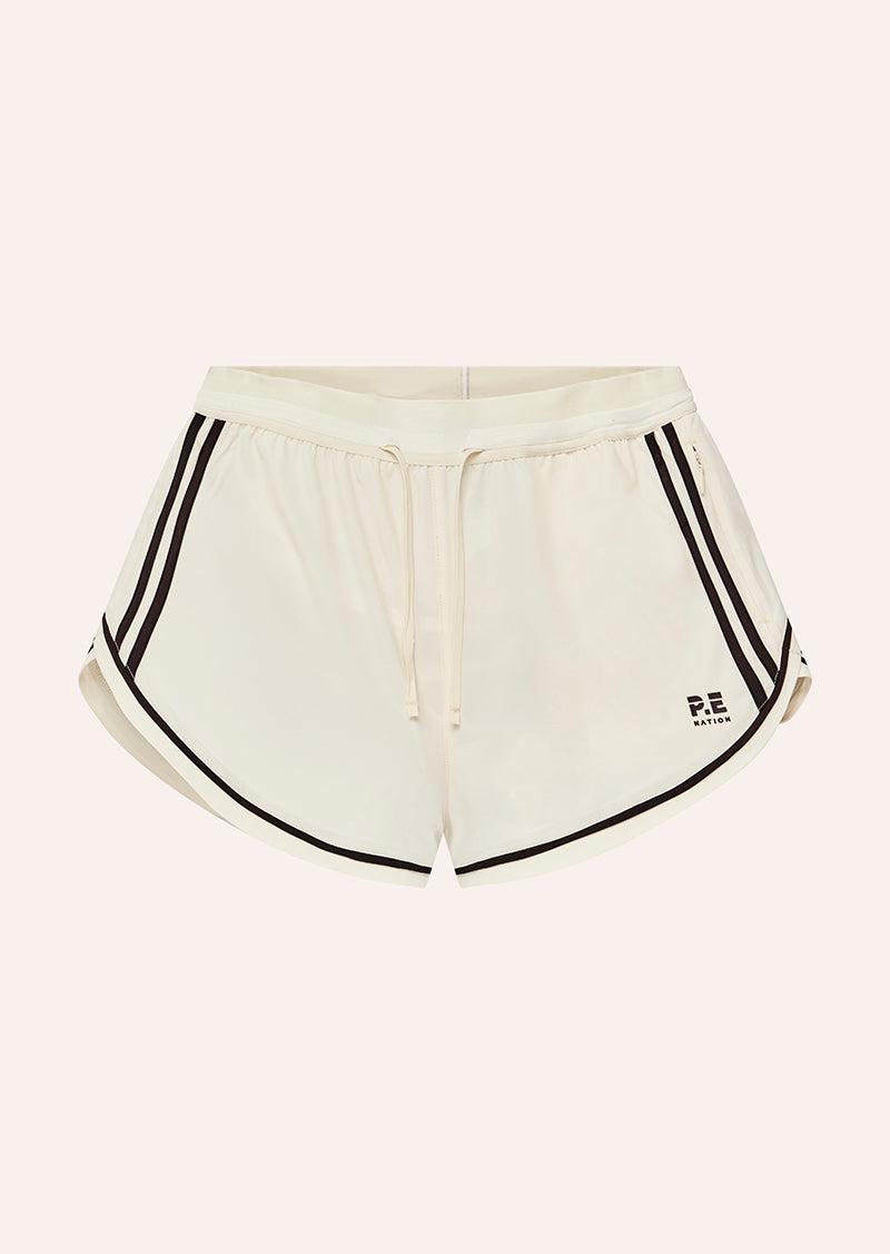 Linear Short - Whisper White/Fudge