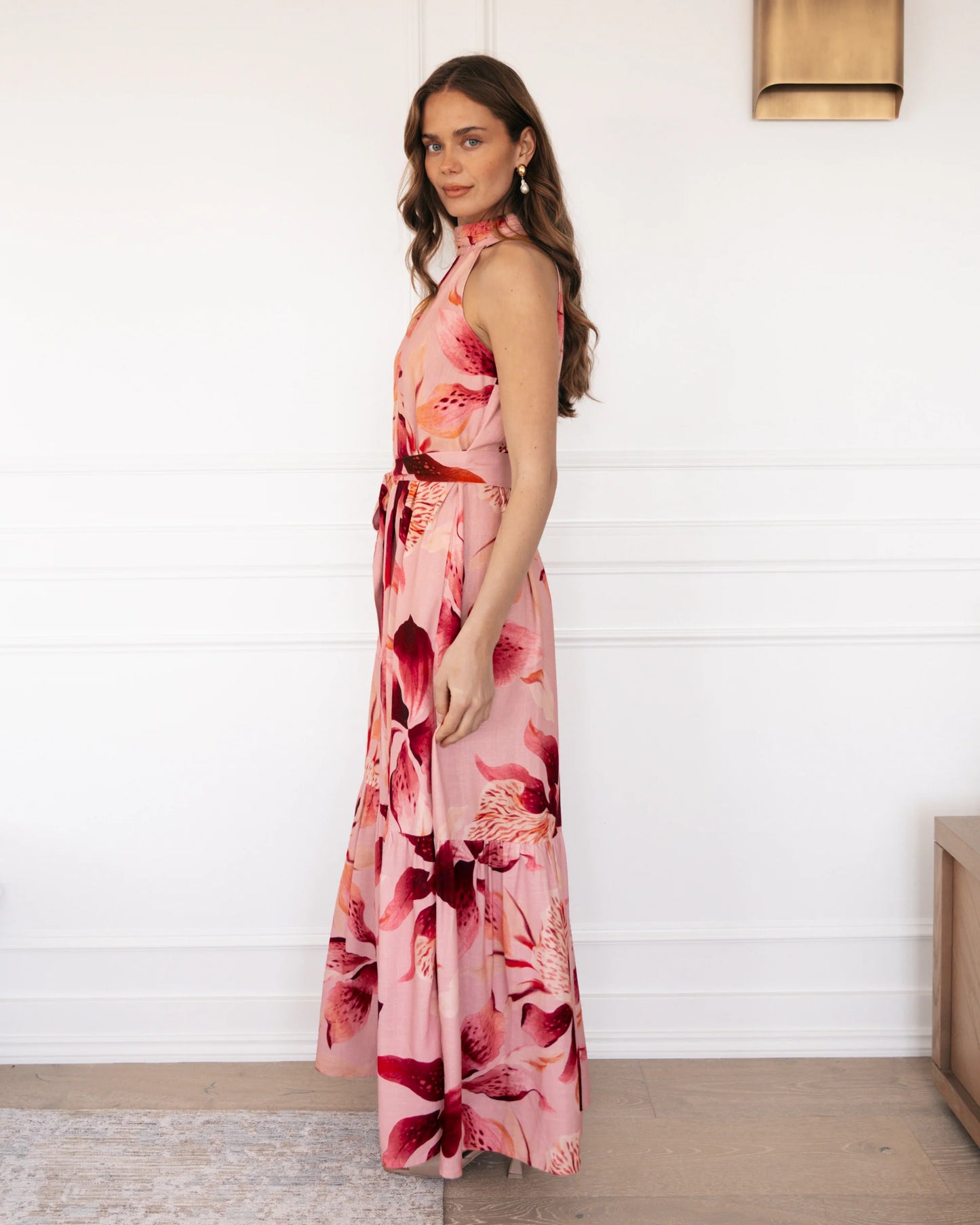 Blush Lily Halter Dress - Blush Lily