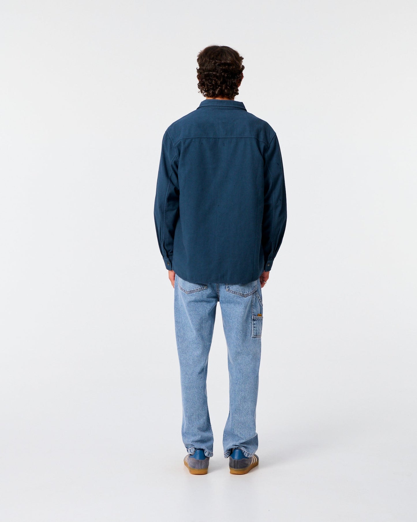 Sun Cured Overshirt - Worker Blue - photo 3