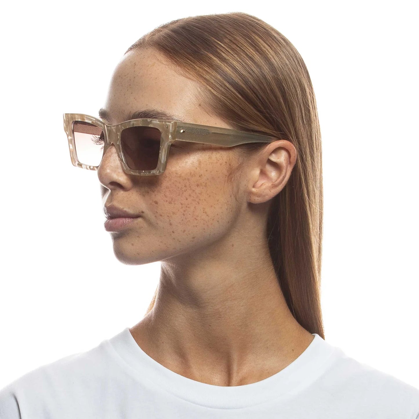 Hero Alt Fit Sunglasses - Gold / Seashell