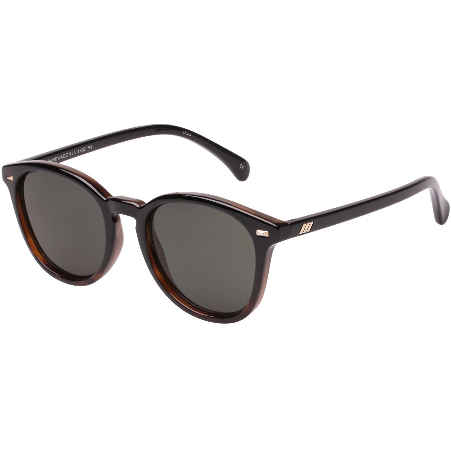 Bandwagon Sunglasses - Black Tort