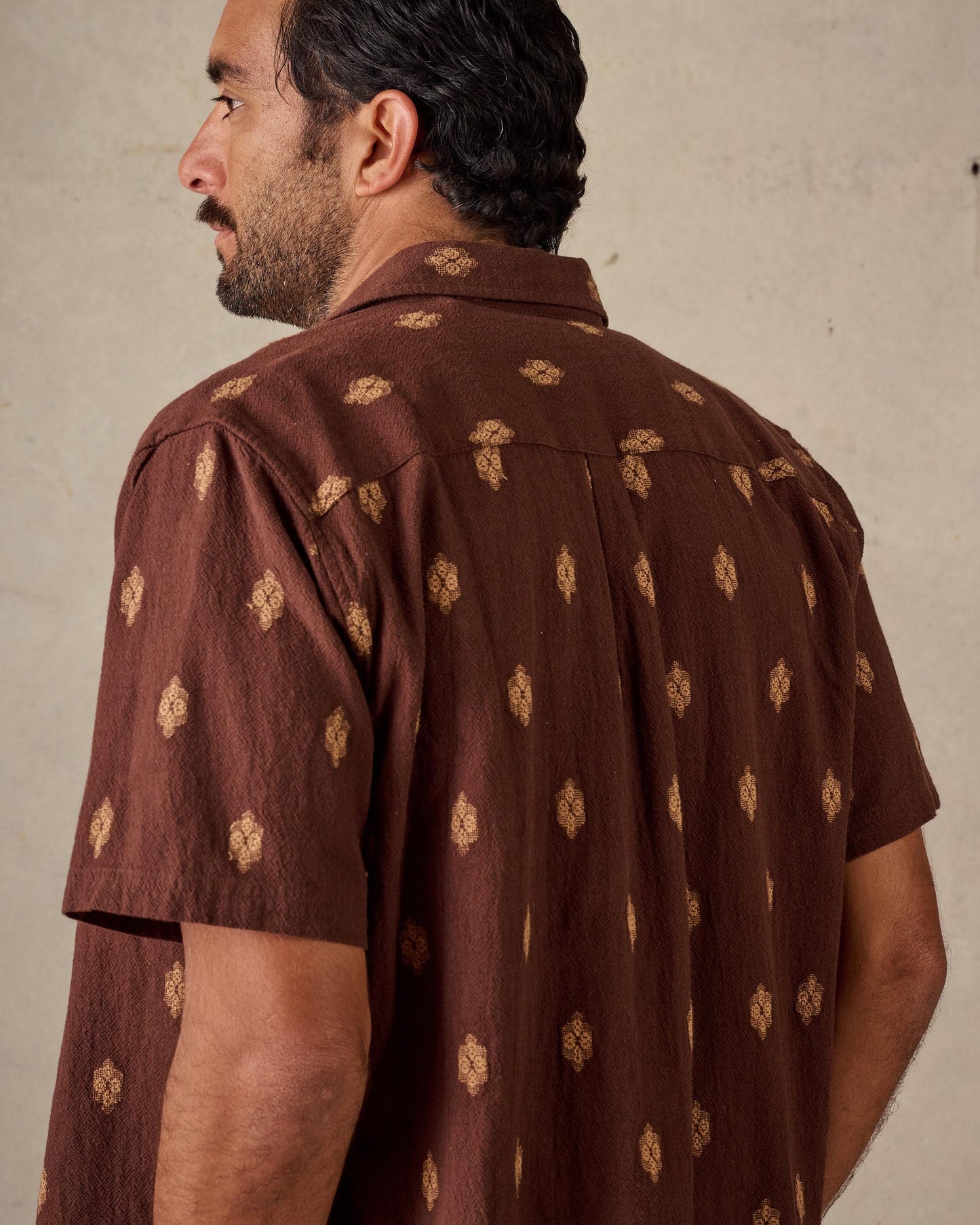 Button Up Shirt - Brown Multi