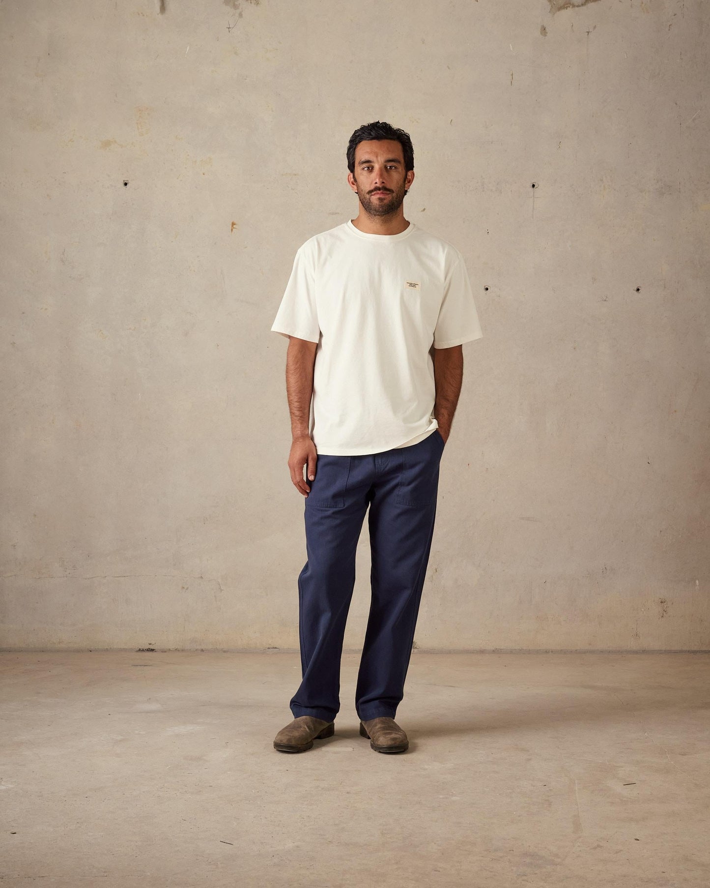 Twill Pants - Dark Blue