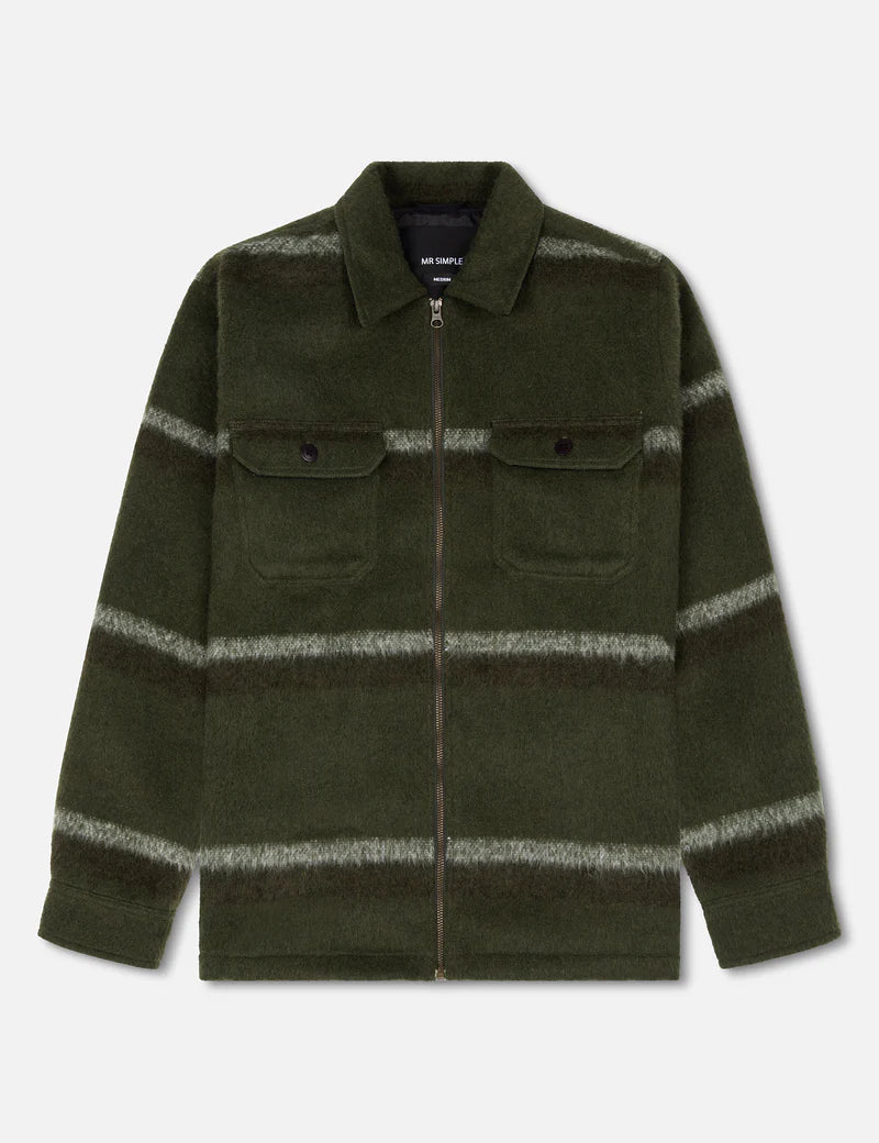 Lumberjack Zipthru - Army Stripe