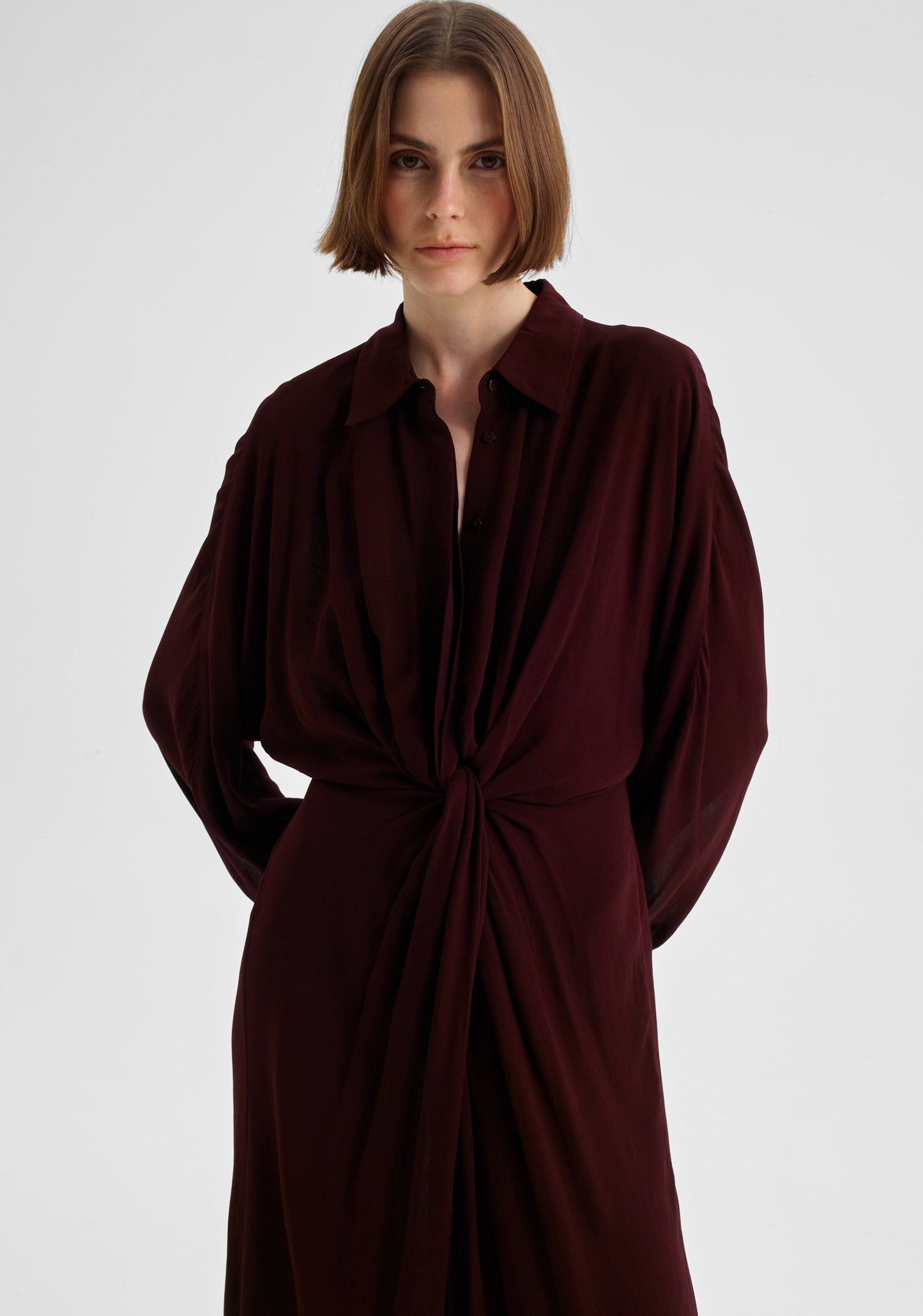 Florian Shirt Dress - Pinot