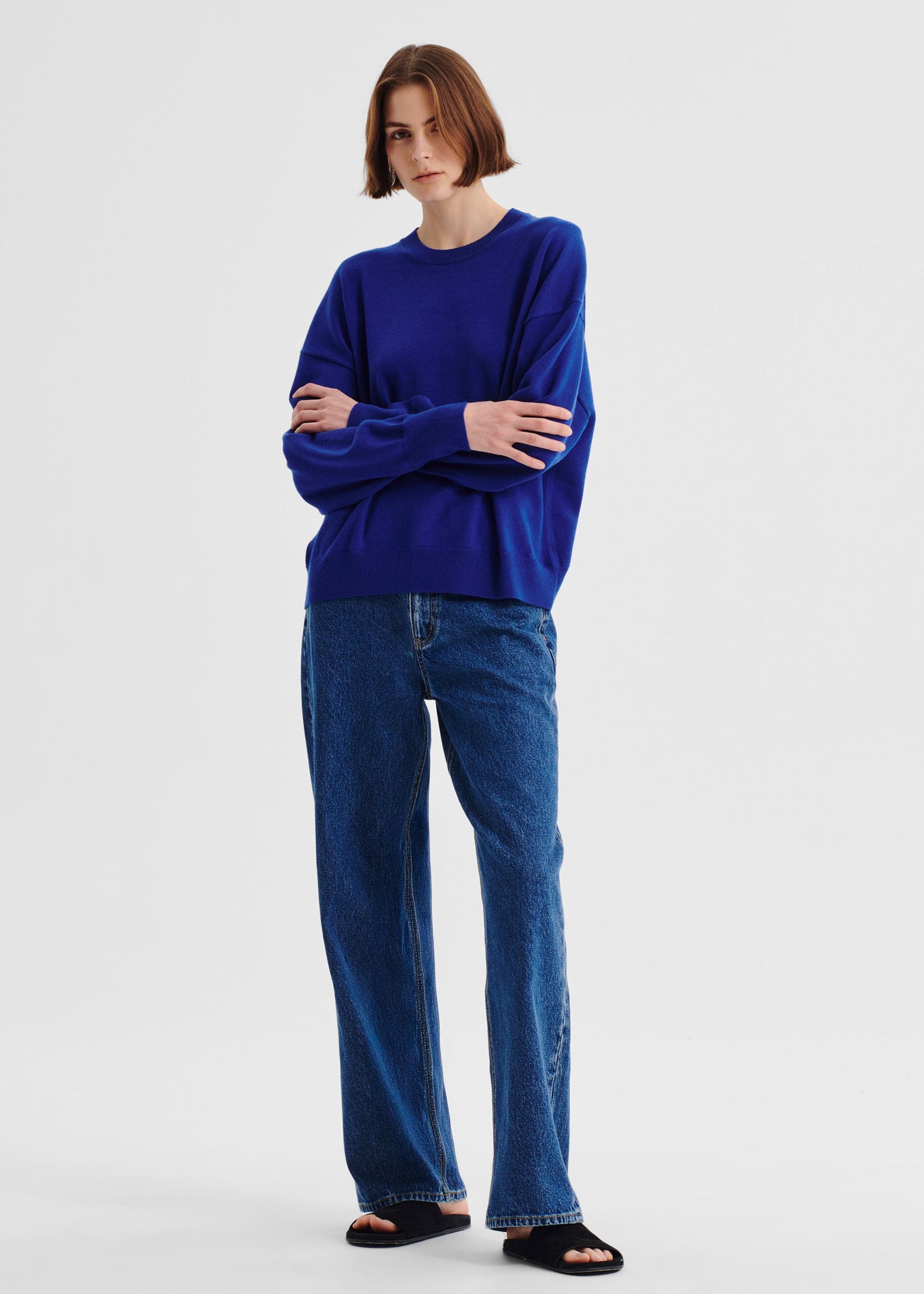 Payton Round Neck Merino Knit Pullover