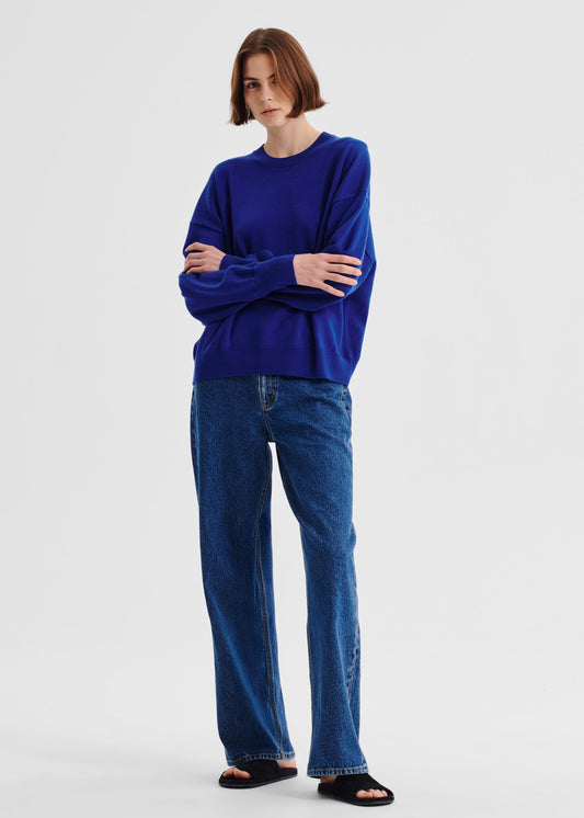 Payton Round Neck Merino Knit Pullover