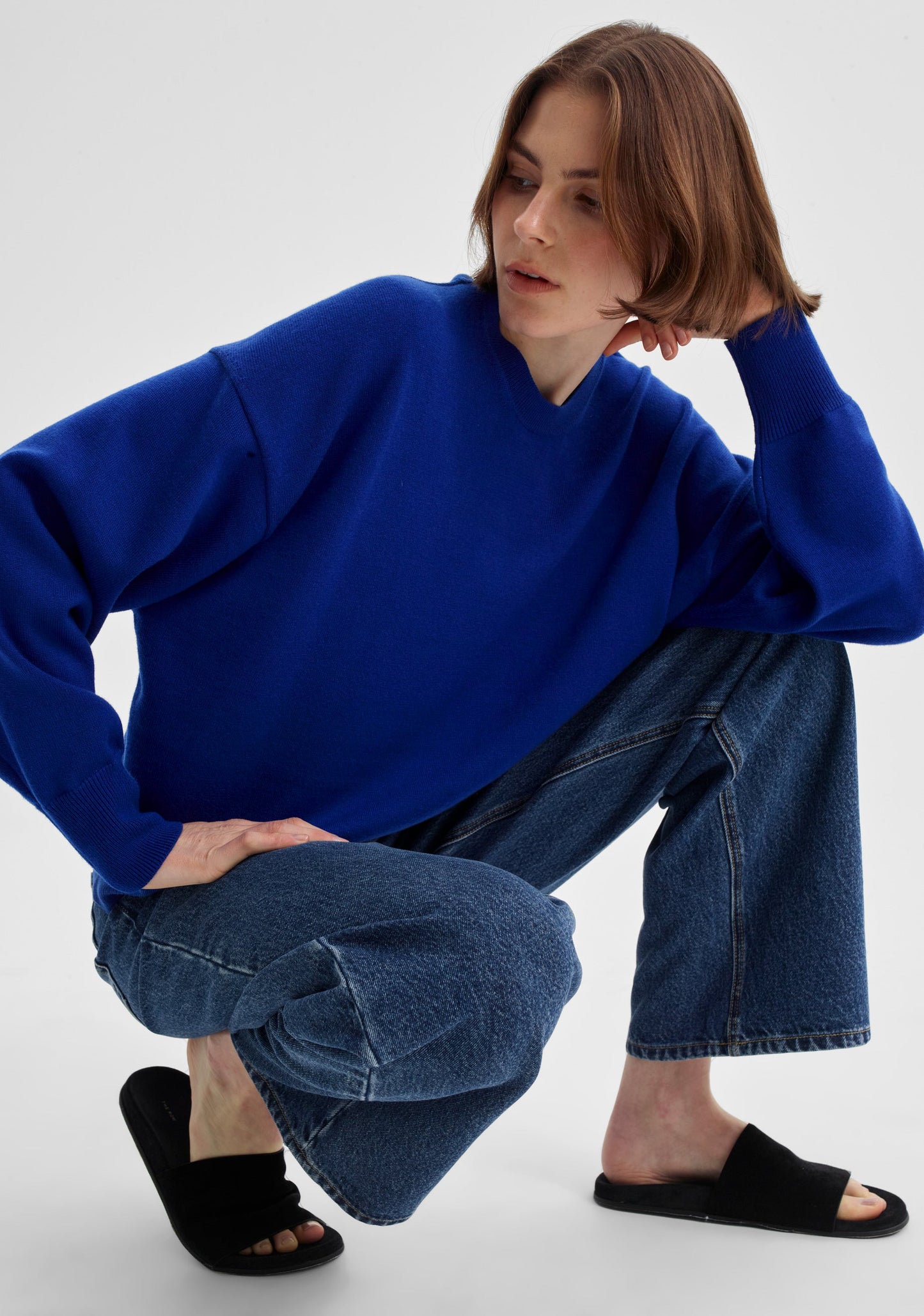 Payton Round Neck Merino Knit Pullover