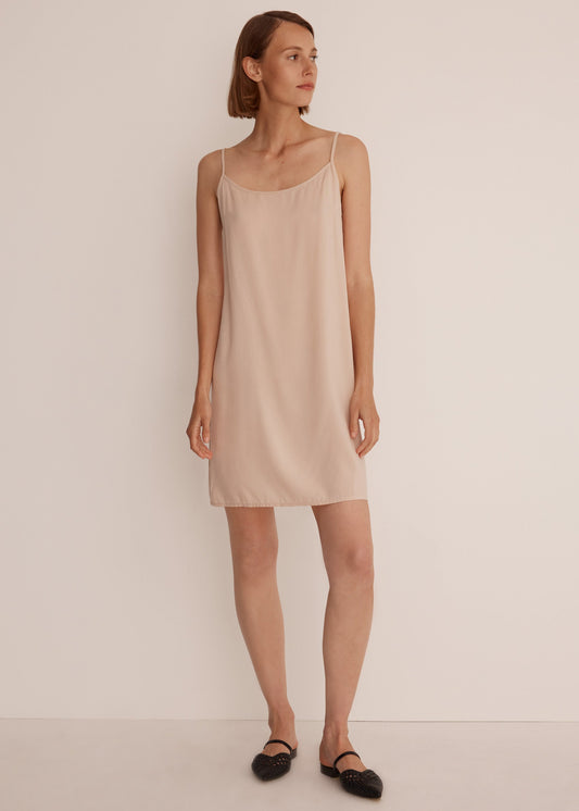 Oden Slip Dress - Nude