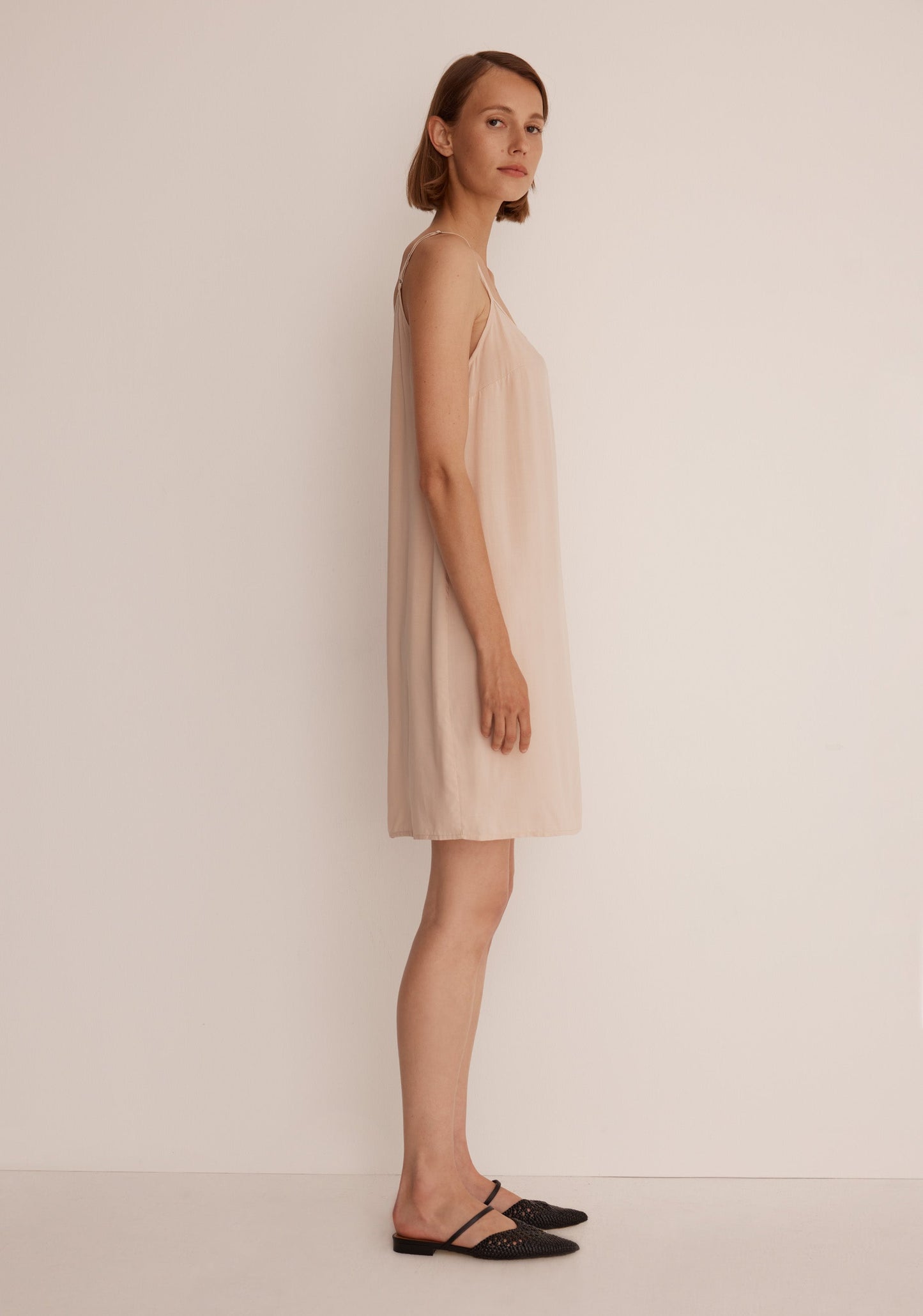 Oden Slip Dress - Nude