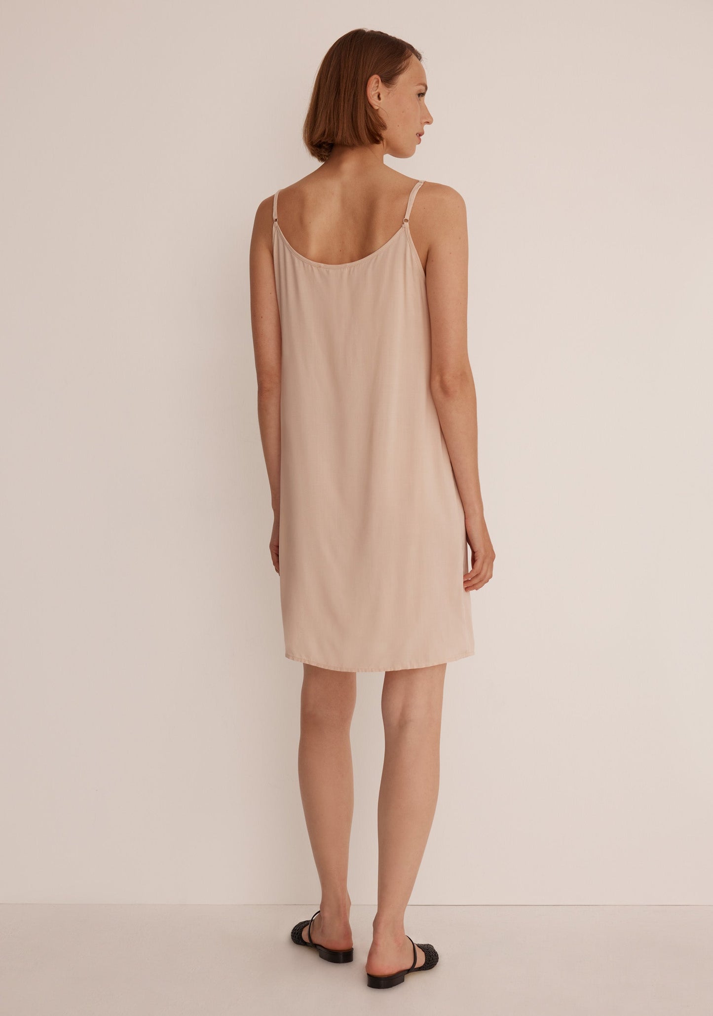 Oden Slip Dress - Nude
